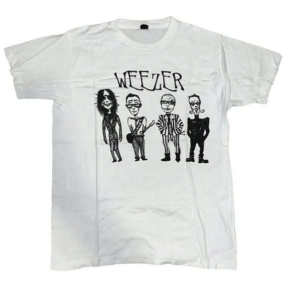 WEEZER Other - Weezer Tim Burton Black & White Retro Shirt